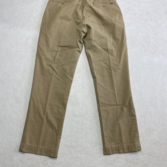 Polo Ralph Lauren Pants Men's 34 Tan Stretch Classic Actual Size 32 x 30.5 - Picture 8 of 8